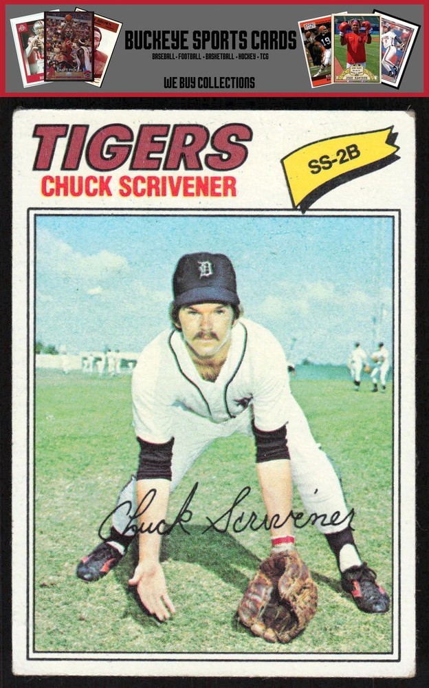1977 Topps Chuck Scrivener #173 RC
