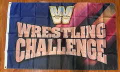 WWF Westling Challenge Flag Banner Tapestry 3 Ft X 5ft Fan Gift Wrestling