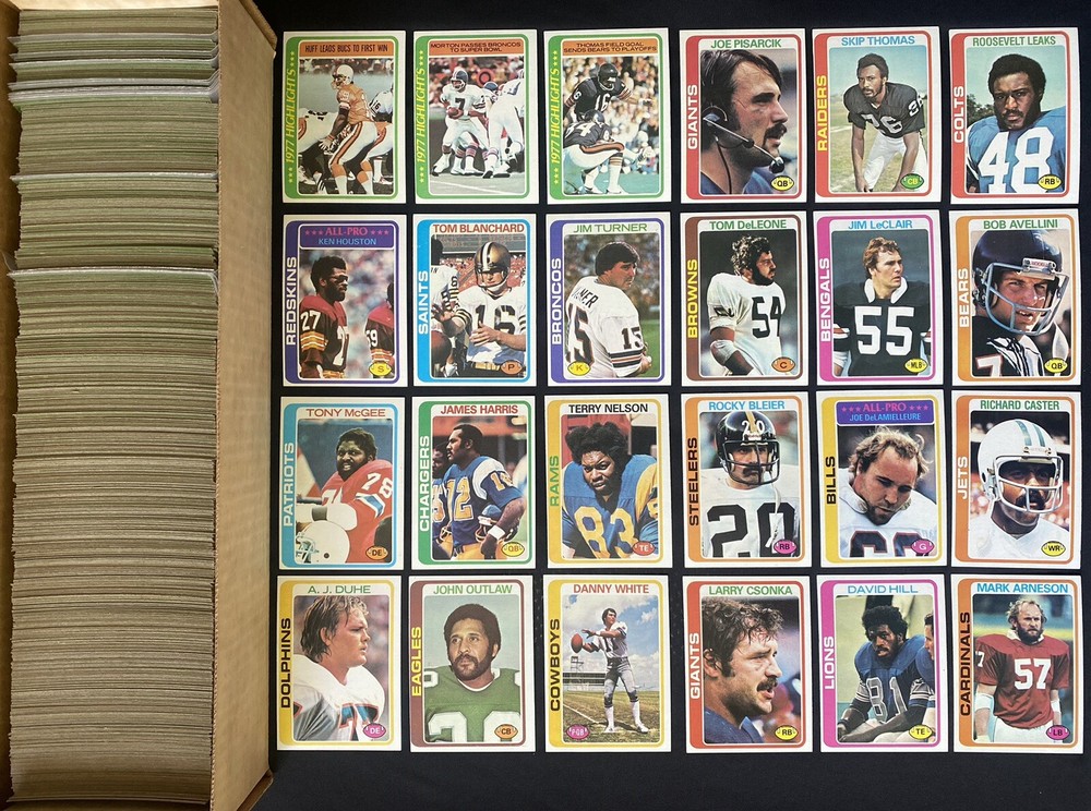 1978 Topps – Football Cards – #1-176 – Complete Your Set – You U Pick