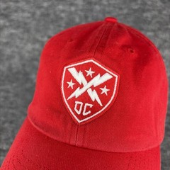 &rsquo;47 Brand XFL/UFL DC Defenders &lsquo;Old Logo&rsquo; Red Strapback Hat – OSFA – RARE!