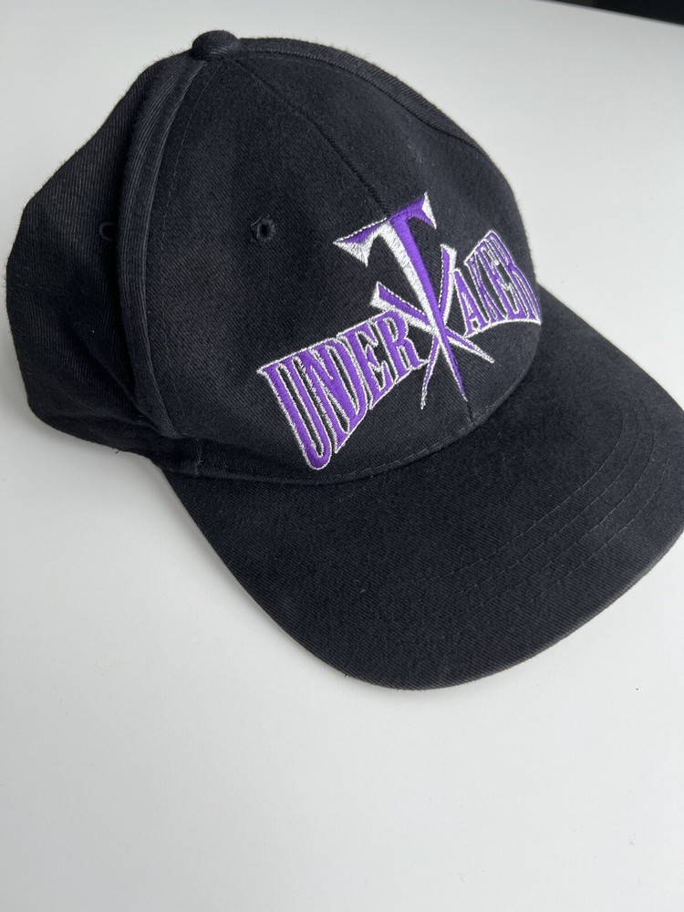 Vintage 1998 Undertaker Hat Snapback Titan Sports Inc WWF WWE Wrestling