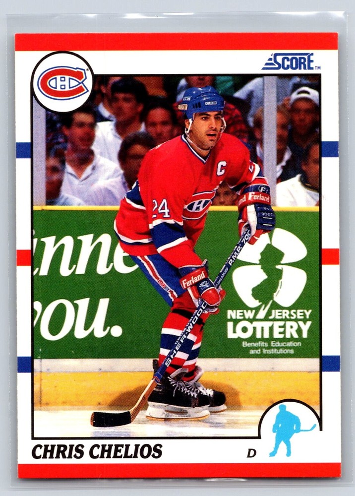 1990-91 Score American #15 Chris Chelios
