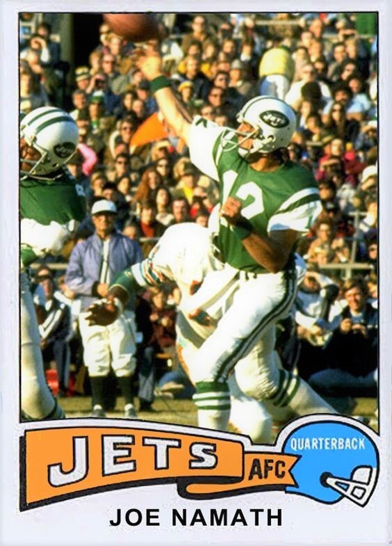 JOE NAMATH 75C### BUY 5 GET 1 FREE ### or 30% OFF 12 OR MORE