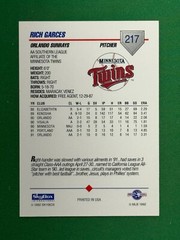 1992 Skybox AA Baseball #217 Rich Garces
