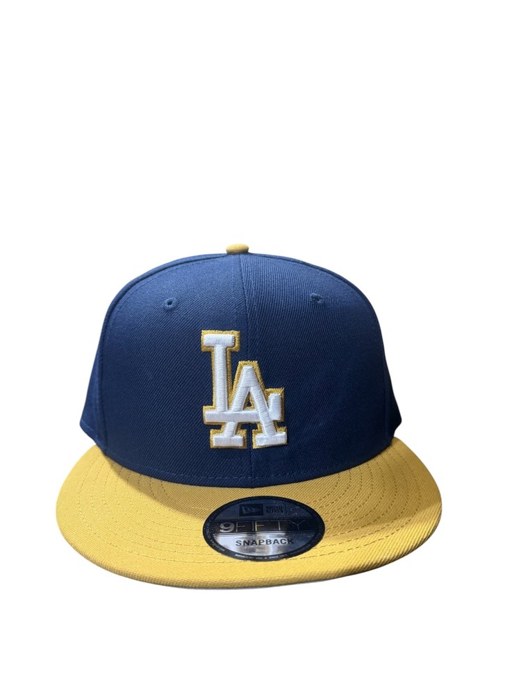 Authentic MLB LA Dodgers 9FIFTY SnapBack New Era Cap Hat ~ Navy/Gold