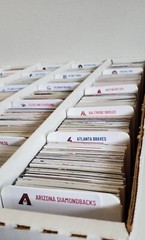 (30) Sports Card Dividers With 30 FREE MLB Team Logo Labels