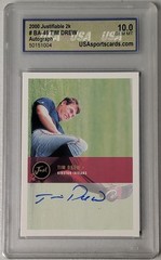 2000 Just #BA-46 Tim Drew Autographs Other 10