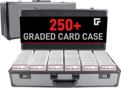 6 Row 250+ Graded Card Case Psa Graded Card Storage Box Psa Slab Case for Graded