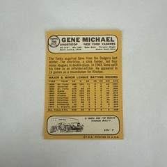 1968 Topps Gene Michael #299