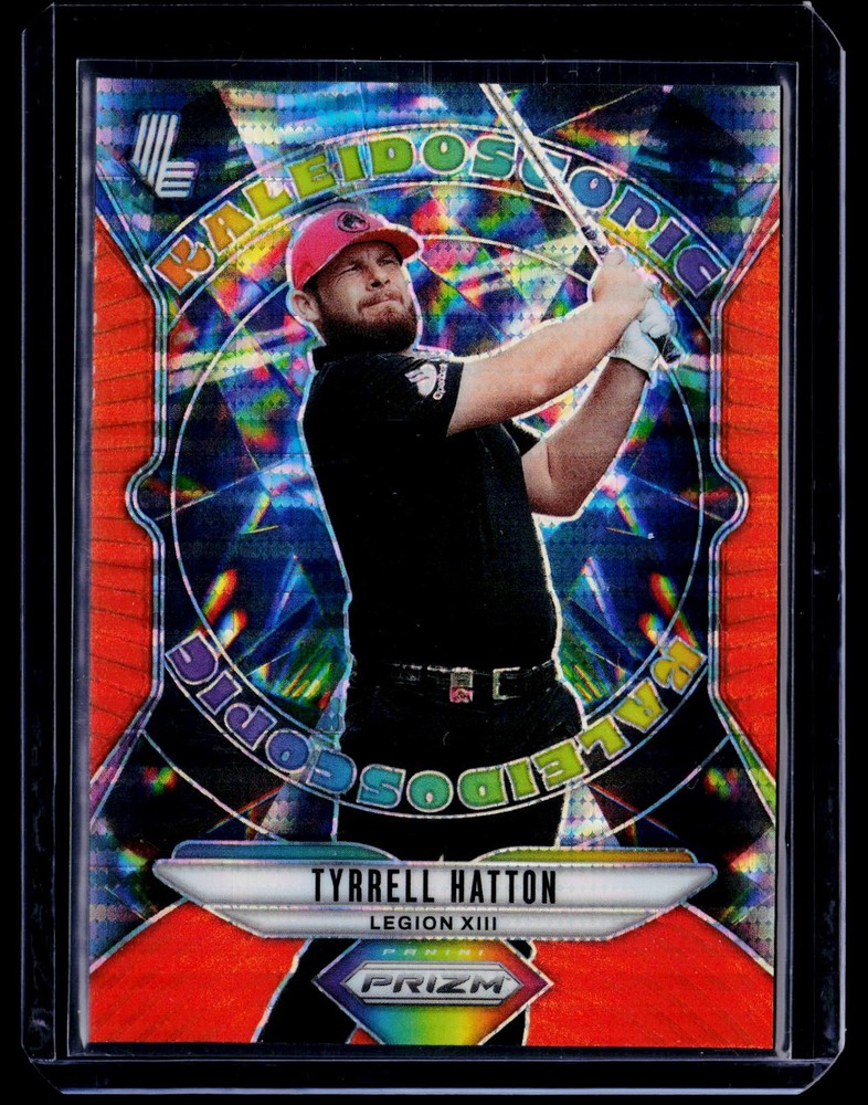 2025 Panini Prizm LIV #6 Tyrrell Hatton Kaleidoscopic Prizms Orange Pulsar