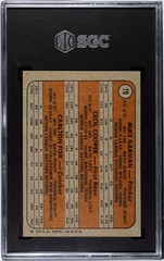 1972 Topps #79 Mike Garman/Cecil Cooper/Carlton Fisk SGC 6 RC Rookie Red Sox Red