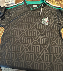 Mexico Soccer Jersey 2026 World Cup Green Black Adult Unisex Fan Apparel Shirt