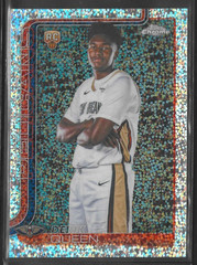 2025 Topps Chrome Update SPECKLE REF Refractor DERIK QUEEN RC Rookie Variation