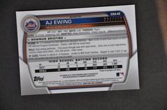 2023 Bowman AJ Ewing Refractor Auto CPA-AE Mets