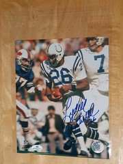Lydell Mitchell #26 Auto Autograph 8×10 Photo Signed Colts Legend