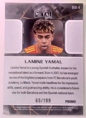 Rare 2024 Leaf Collective Promotional Lamine Yamal #90B-4 Purple Shimmer 65/199