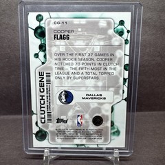 2025-26 Topps Chrome Update Cooper Flagg RC Clutch Gene CG-11 Mavericks Rookie