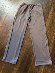 EUC nfl GREEN BAY PACKERS Gray Grey Track Athletic Pants Youth Large lg 14 16