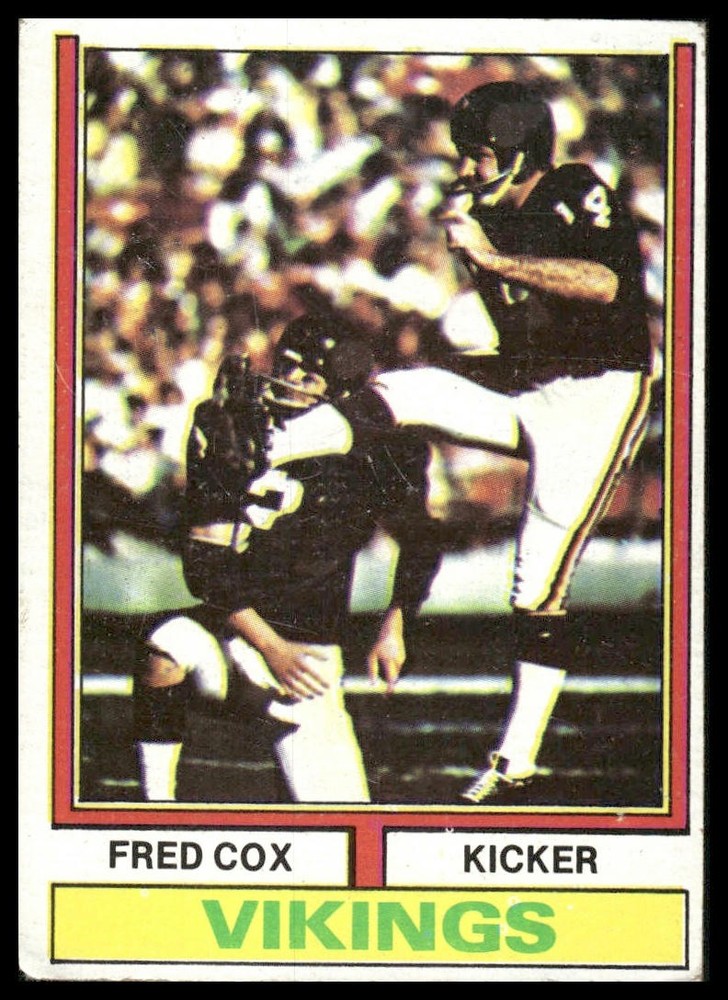 Fred Cox 1974 Topps #515 Minnesota Vikings