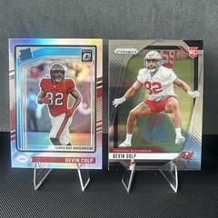 Devin Culp 2-Card Lot Panini Prizm Optic Tampa Bay Buccaneers NFL