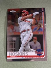 Rhys Hoskins 2019 Topps Chrome Philadelphia Phillies #195 *3563*