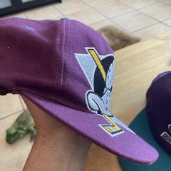 Vtg American Needle Anaheim Mighty Ducks SnapBack Hat Blockhead Specialties Lot