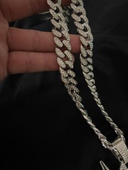 WWE Chain 20&Prime; Iced Out Pendant Necklace Wrestling Fan Fashion Jewelry