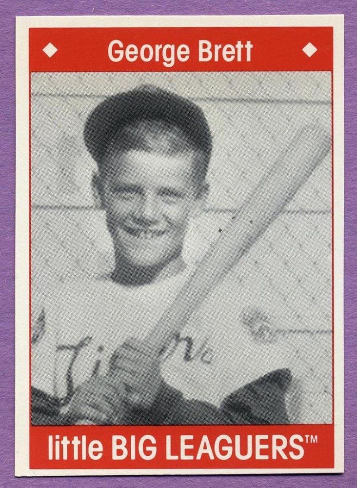 George Brett Kansas City Royals 1990 Little Big Leaguers Book Insert Card (No #)