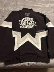 WWE John Cena Windbreaker Jacket Large Wrestling Chain Gang GOAT Hustle Loyalty