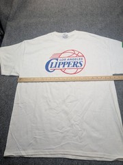Los Angeles Clippers Shirt Mens XL White NBA Basketball Gildan Graphic Tee
