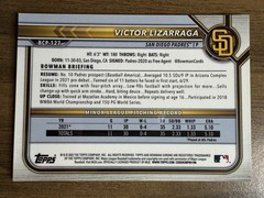 2022 Bowman Victor Lizarraga 1st Prospect Green Shimmer Refractor /99 #BCP-127