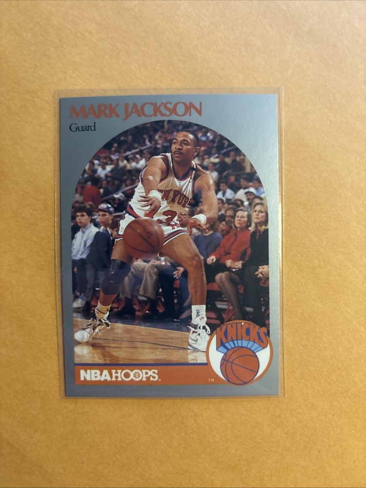 QTY .. MARK JACKSON Menendez Brothers in Back 1990-91 NBA Hoops 205 NM or Bette