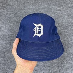 Vintage 80’s Detroit Tigers MLB men’s Navy Trucker snapback hat cap USA PAR