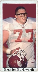 Brandon Burlsworth T206 Style Tobacco Parody Card SSP