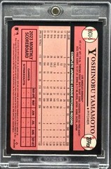 Yoshinobu Yamamoto RARE ROOKIE RC REFRACTOR INVESTMENT CARD SSP DODGERS MINT