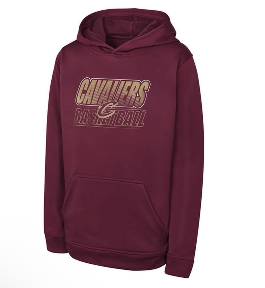 NWT Youth L 14/16 NBA Apparel Cleveland Cavaliers Extra Point Hoodie Sweatshirt
