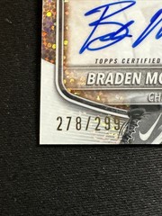 2025 Bowman Chrome Braden Montgomery Auto Speckle Refractor /299 #CPA-BM