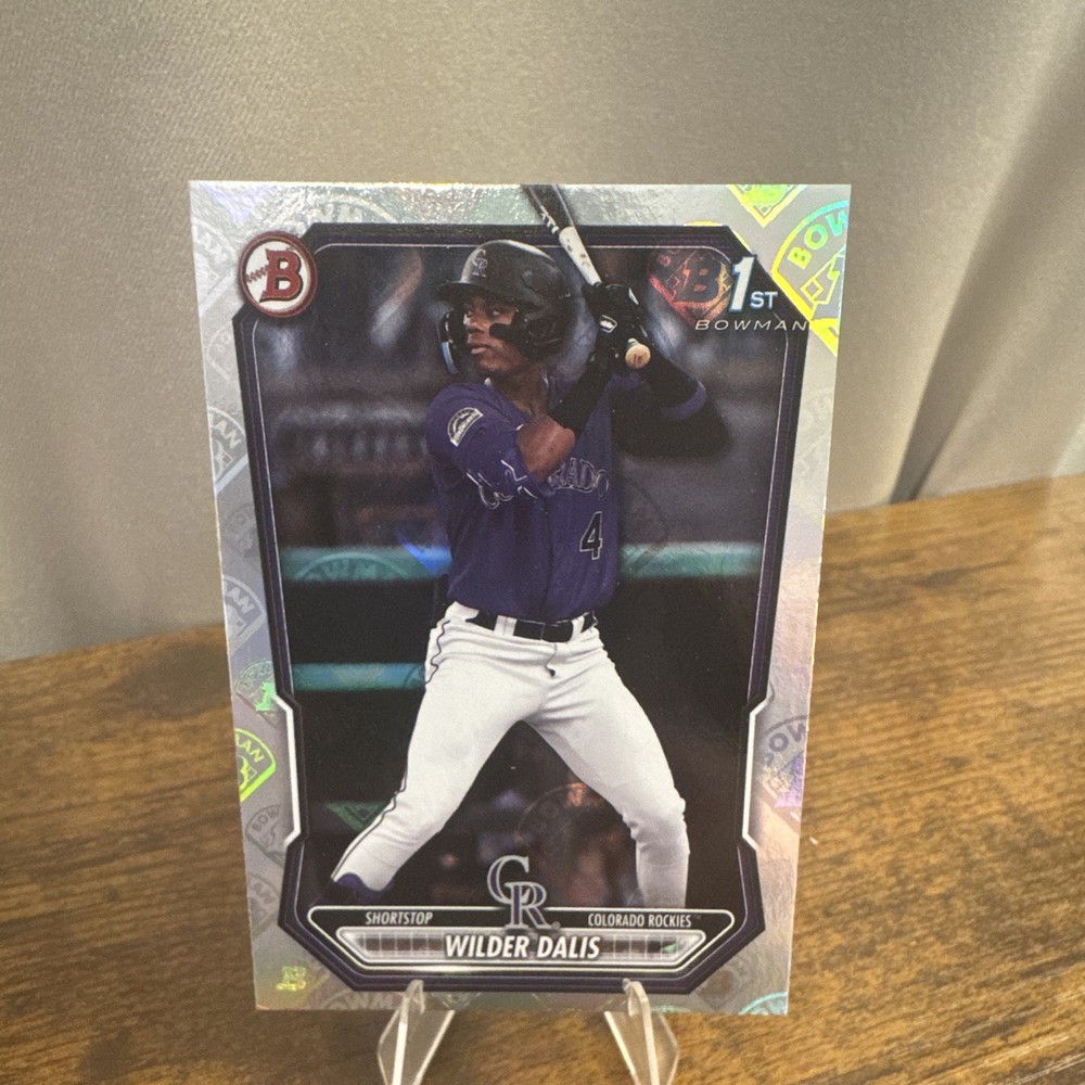 Wilder Dalis Bowman 1st Logo Refractor SSP Colorado Rockies Prospects BP-150