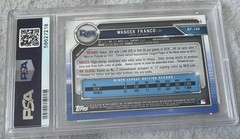 PSA 10 WANDER FRANCO #BP100 1st 2019 Bowman Paper Prospects Rookie RC GEM MINT