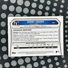 2026 Bowman #BCP-7 Kendry Chourio Chrome Prospects Wave Refractor /350