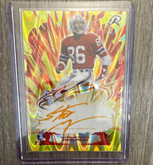 Topps 2025 Resurgence Arc Flash Autographs Stanley Morgan Patriots AFA-SM /15