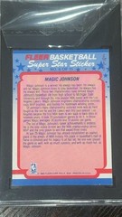 1988 FLEER STICKER #6 MAGIC JOHNSON SGC 7 NEAR MINT LAKERS