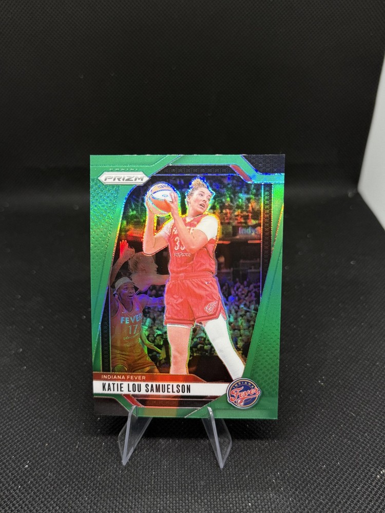 2024 Panini Prizm WNBA #128 Katie Lou Samuelson Green Prizms