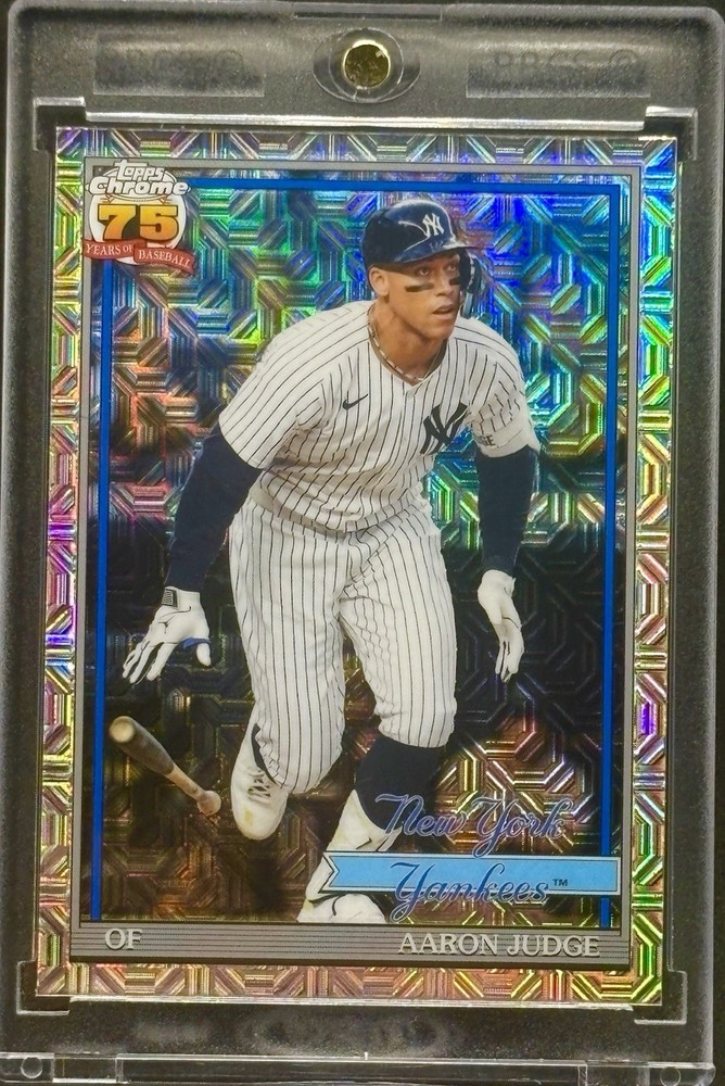 Aaron Judge RARE MOJO REFRACTOR INVESTMENT CARD TOPPS CHROME YANKEES MVP MINT