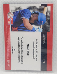 2026 Leaf Pro Set Aidan West Auto #ed 1/1