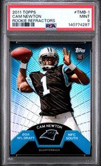 Cam Newton 2011 Topps Rookie Refractors #TMB-1 PSA 9 Panthers