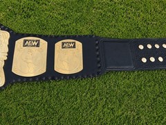 AEW Continental Championship Belt Replica 2mm brass Adult size
