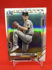 2021 Bowman Chrome Draft Refractor BUBBA CHANDLER BDC-41 PIRATES