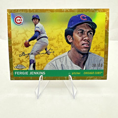 2025 Topps Chrome Platinum Fergie Jenkins Gold Toile Refractor /50 #364 Cubs