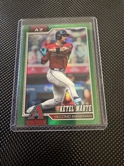 2026 Topps Series 2- Ketel Marte #459 TRUE Green Rainbow Foil /99 Diamondbacks